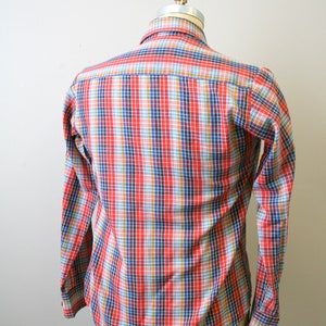 1970s Multi-Color Checked Men's Shirt image 5