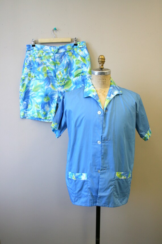 1960s Pleetway Patio Lounger Pajamas Set - image 3