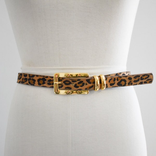 Leopard Print Belt - Etsy