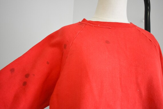 1970s Red "Miners" Sweatshirt - image 7