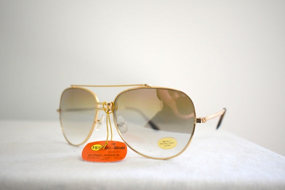 1960s NOS Aviator Sunglasses - image 5