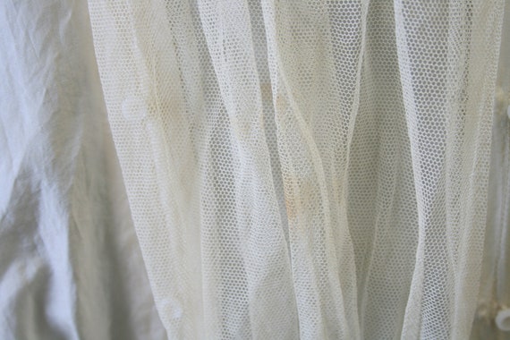 Edwardian Cream Silk Dress - image 9