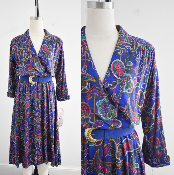 1990s NOS Paisley Dress