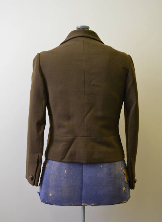 1960s Max Mozes Brown Wool Jacket - image 5