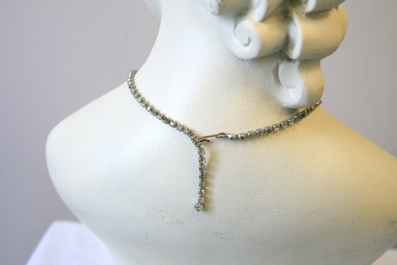 1960s Rhinestone Choker - image 6