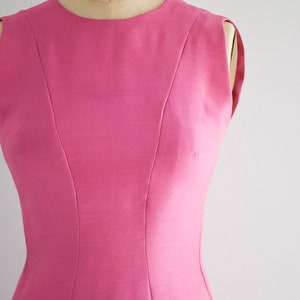 1960s Pauline Trigere Pink Mini Dress image 2