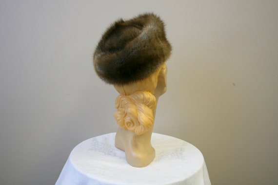 1960s Brown Fur Hat - image 3