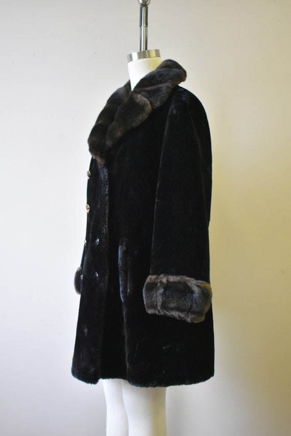 1970s Borgazia Faux Fur Coat Gem
