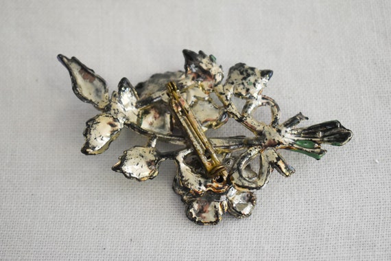1940s/50s Flower Brooch - image 4