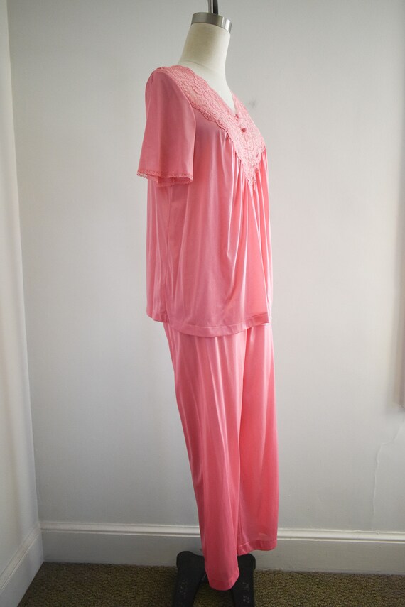 1980s Pink Pajama Set - image 4