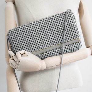 1970s/80s Gray Metal Mesh Purse