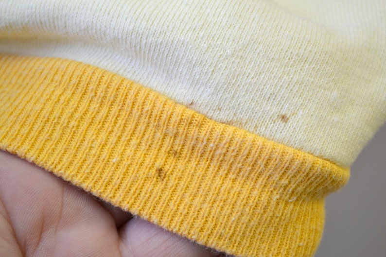 1980s Holly Hobbie Yellow Short Sleeve Sweatshirt