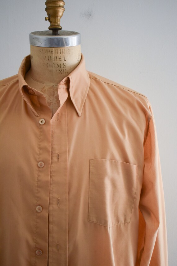 1980s Andhurst Pale Orange Shirt - image 2