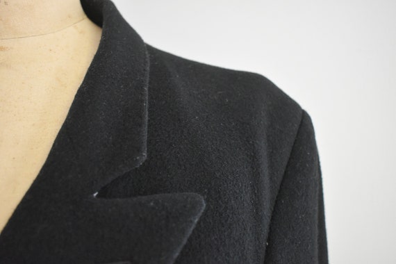 1980s Guy Laroche Wool and Cashmere Coat - image 9