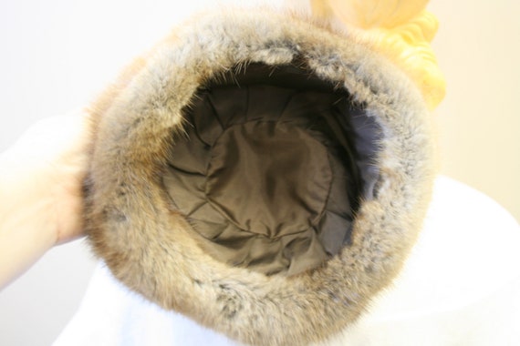 1960s Brown Fur Hat - image 6