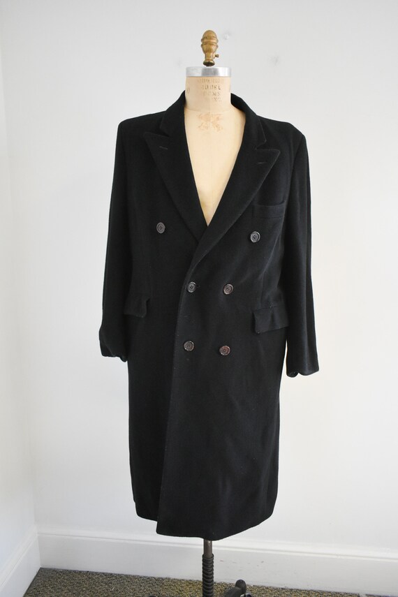 1980s Guy Laroche Wool and Cashmere Coat - image 3