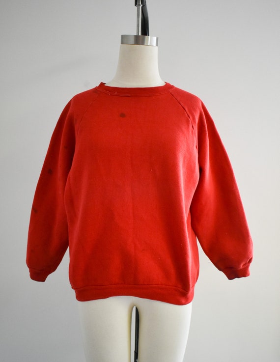 1970s Red "Miners" Sweatshirt - image 2