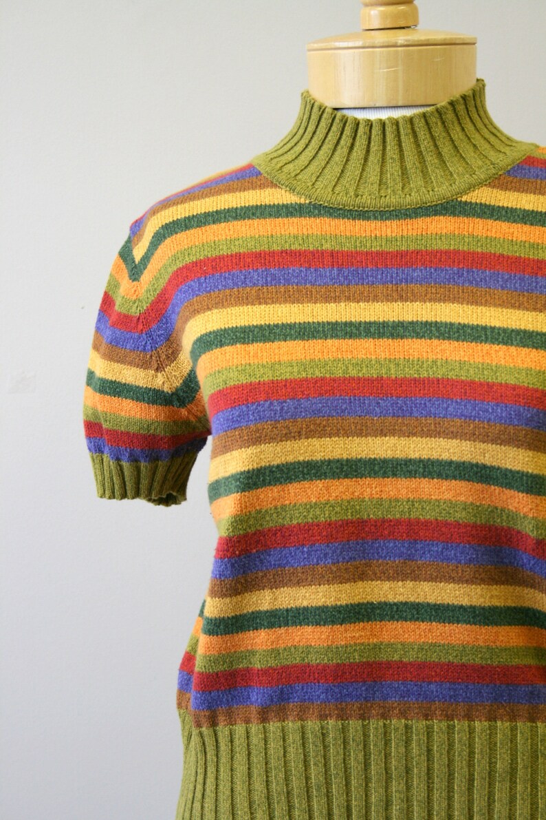 1990s Liz Claiborne Striped Sweater