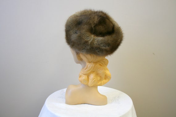 1960s Brown Fur Hat - image 4