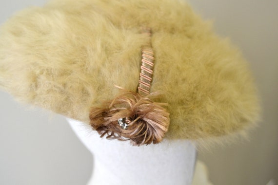 1950s Lily Fuzzy Mushroom Hat - image 4