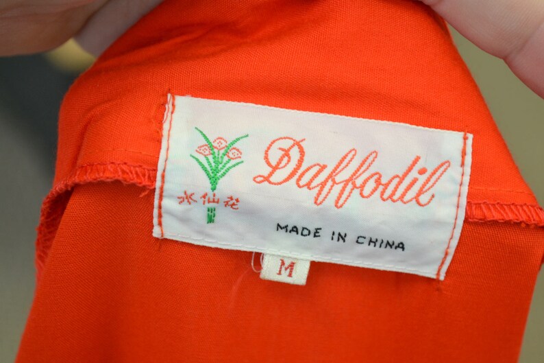 1970s Red Dragon Robe