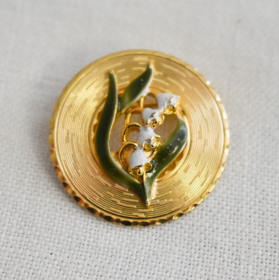 1960s Lily of the Valley Brooch
