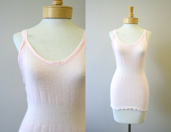 1930s/40s Pink Soft Knit Camisole