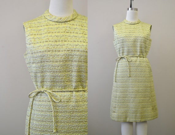 1960s Green Metallic Shift