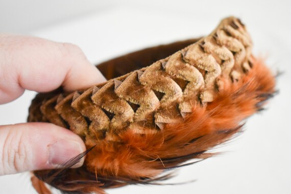 1950s Feathered Headband Fascinator - image 8