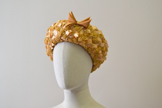 1960s Straw Halo Hat