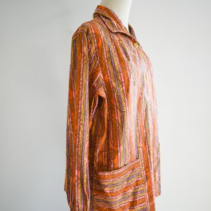 1960s Microstriped Paisley Blouse image 4