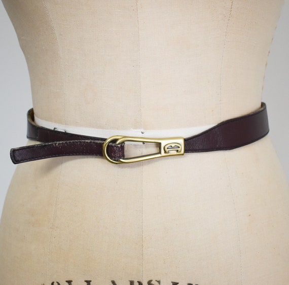 1970s/80s Etienne Aigner Leather Belt - image 1