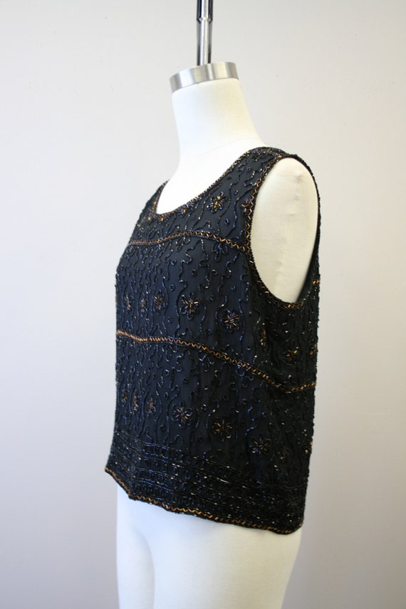 1990s Scala Beaded Tank and Jacket Set - image 8