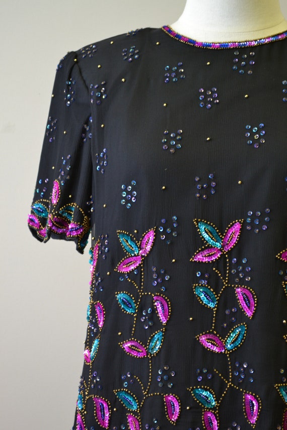 1980s Stenay Sequin Blouse - image 3