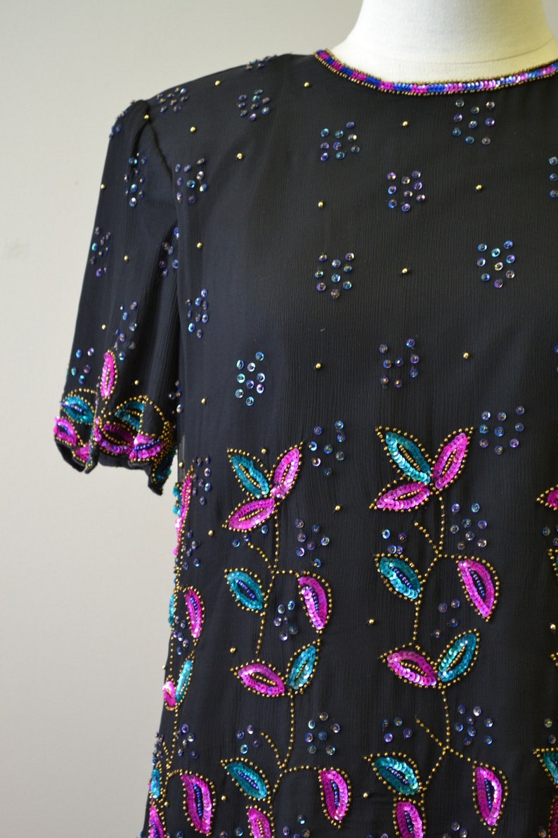 1980s Stenay Sequin Blouse image 3