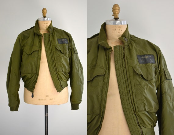 1960s/70s USN G-8(WEP) Green Flight Jacket