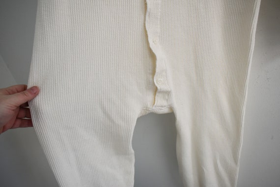 Vintage Cotton Thermal Union Suit - image 6