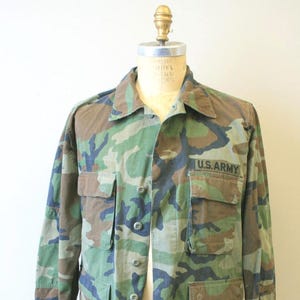 Vintage Army Camouflage Jacket