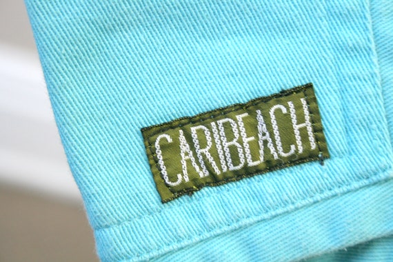 1970s Caribeach Turquoise Swim Trunks - image 4