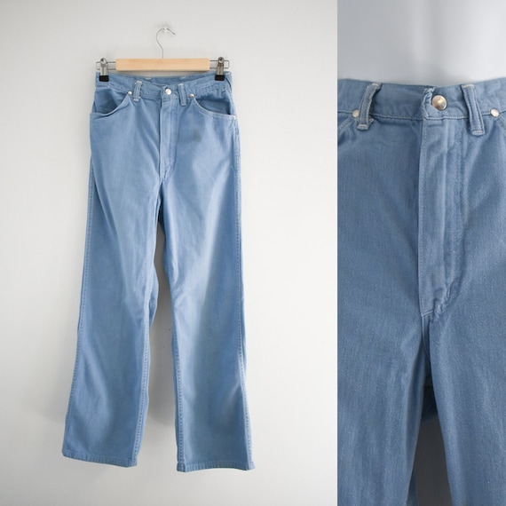 1970s Wrangler Light Blue Denim Jeans - image 1