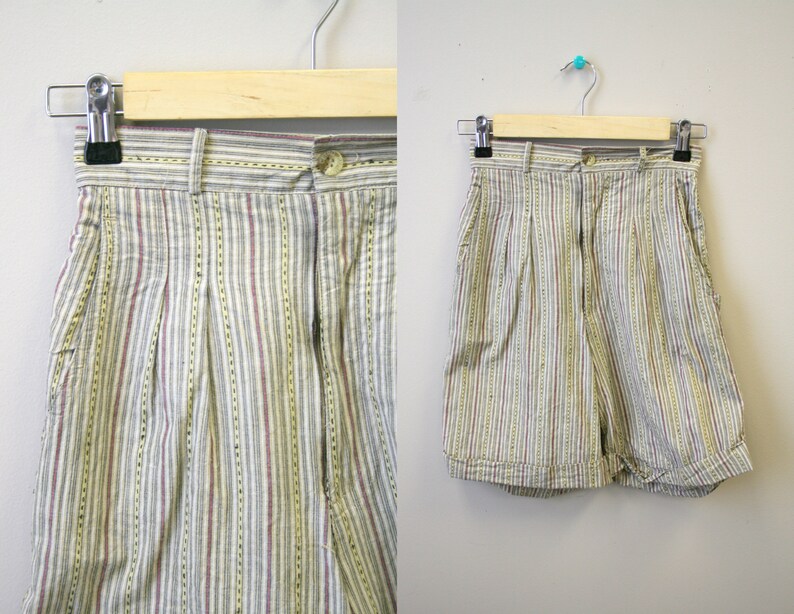 1980s Striped Shorts