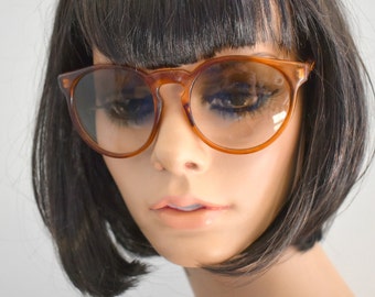 1970s Tortoiseshell Plastic Round Sunglasses