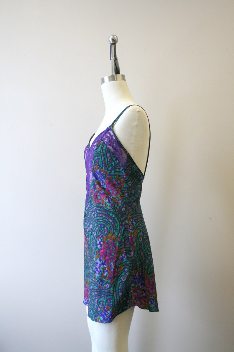 1980s Victoria/'s Secret Paisley Gown