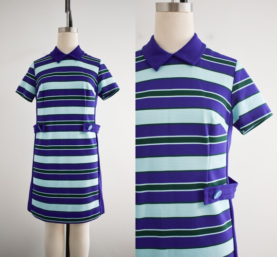 1960s Stripe Dress Size 3