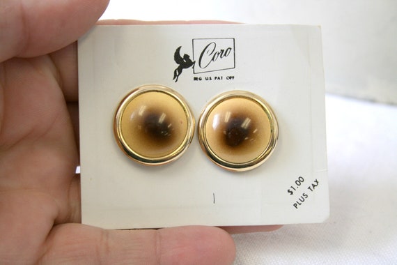 1950s NOS Coro Clip Earrings - image 4
