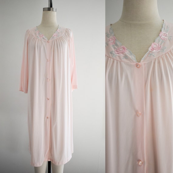 1980s Shadowline Pink Robe