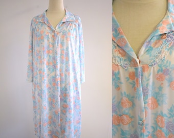 1980s Vanity Fair Floral Robe