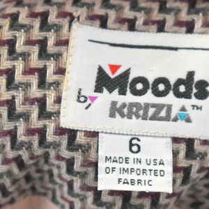 1980s Krizia Wool Blend Chevron Jacket image 8