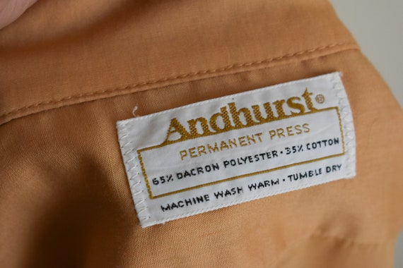 1980s Andhurst Pale Orange Shirt - image 6