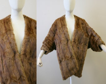 1940s/50s Fur Cape with Sleeves